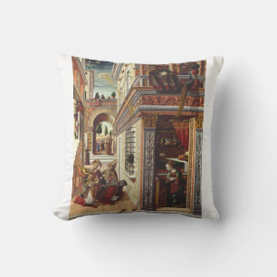 The Annunciation, with Saint Emidius Cushion