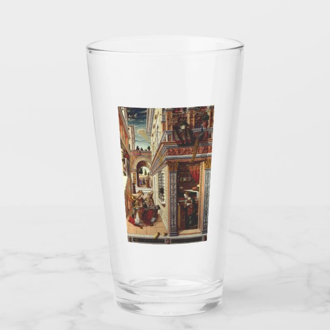 The Annunciation, with Saint Emidius Glass (Front)
