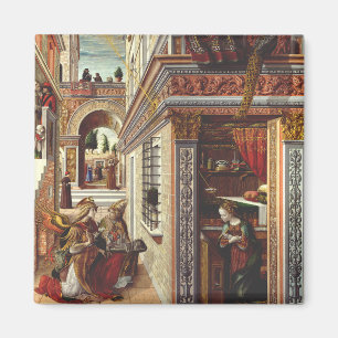 The Annunciation, with Saint Emidius Magnet