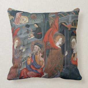 The Annunciation with Shepherds Making Cheese in t Cushion