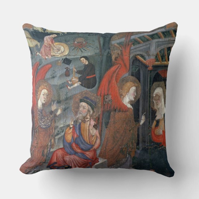 The Annunciation with Shepherds Making Cheese in t Cushion (Front)