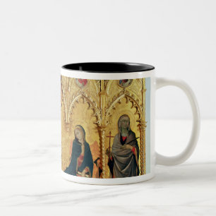The Annunciation with St. Margaret and St. Two-Tone Coffee Mug