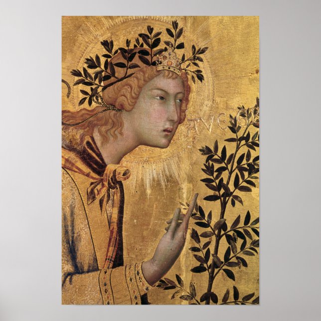 The Annunciation with St. Margaret Poster (Front)