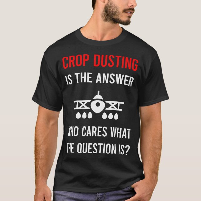 The Answer Crop Duster T-Shirt (Front)