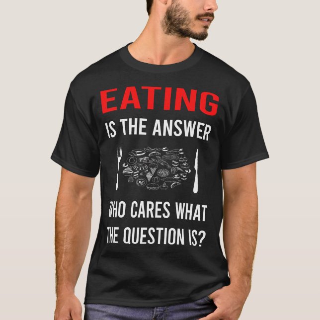 The Answer Eating T-Shirt (Front)