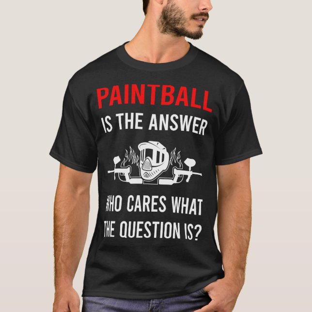 The Answer Paintball T-Shirt (Front)