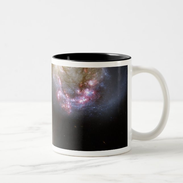 The Antennae galaxies Two-Tone Coffee Mug (Right)