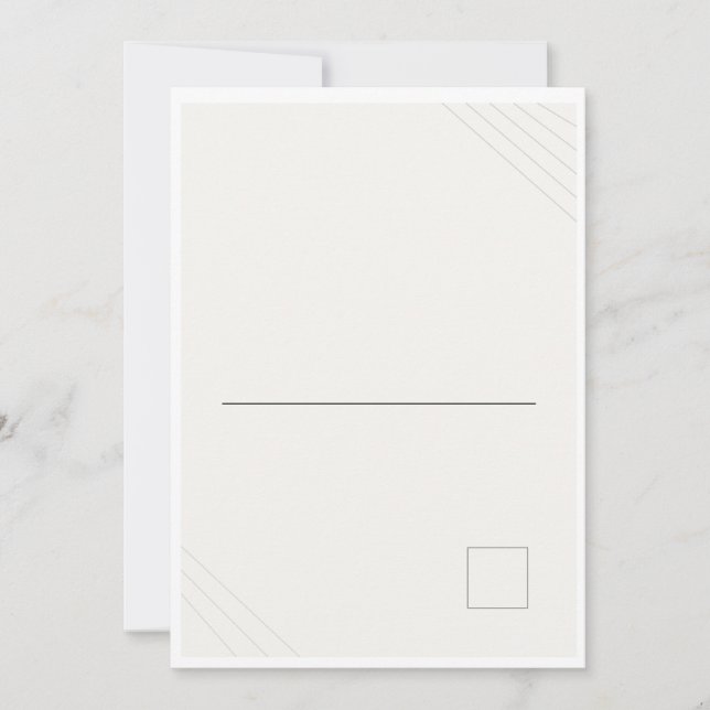 The Anti-Bride Invitation (Front)