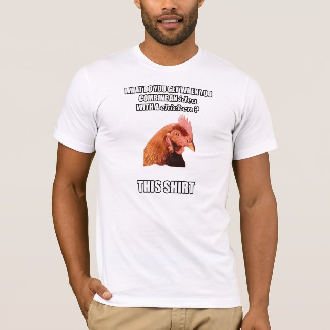 The Anti-Joke Chicken is at it again! T-Shirt (Front)