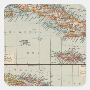 The Antilles Square Sticker