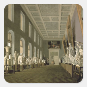 The Antiquities Gallery of Academy of Fine Square Sticker
