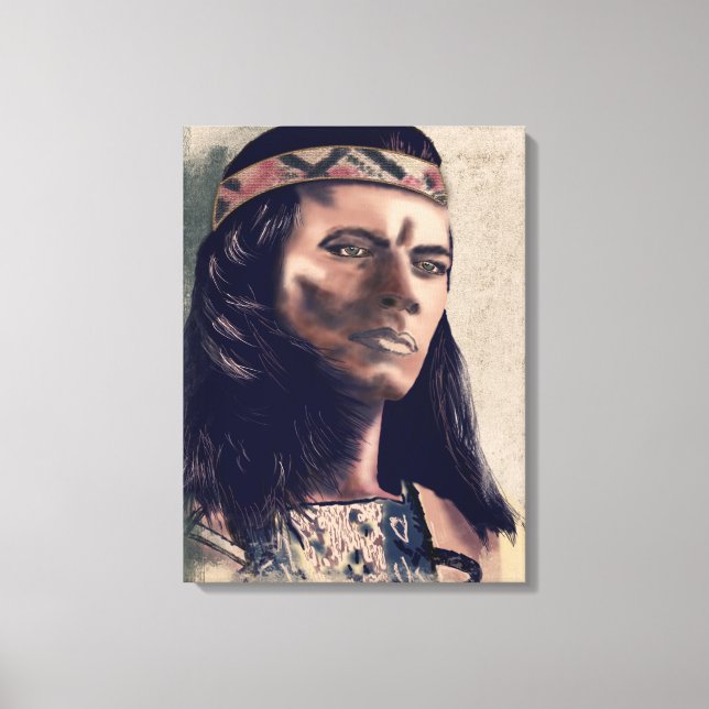 The Apache - Wrapped Canvas (Front)