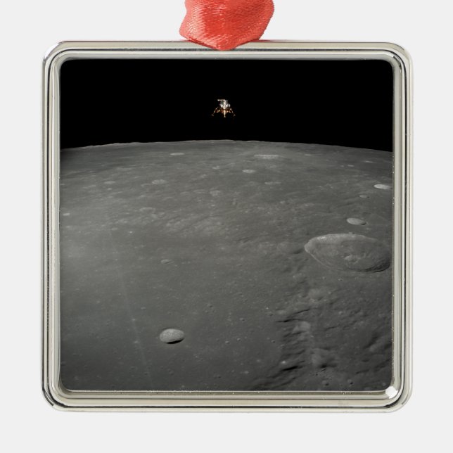 The Apollo 12 lunar module Intrepid Metal Tree Decoration (Front)
