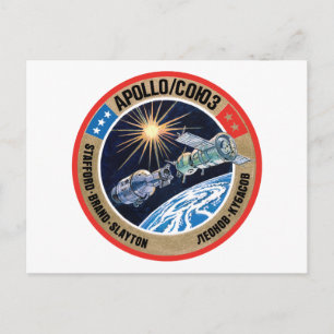 The Apollo–Soyuz Test Project (ASTP) Postcard