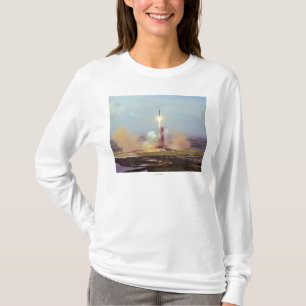 The Apollo Soyuz Test Project Saturn IB Launch T-Shirt