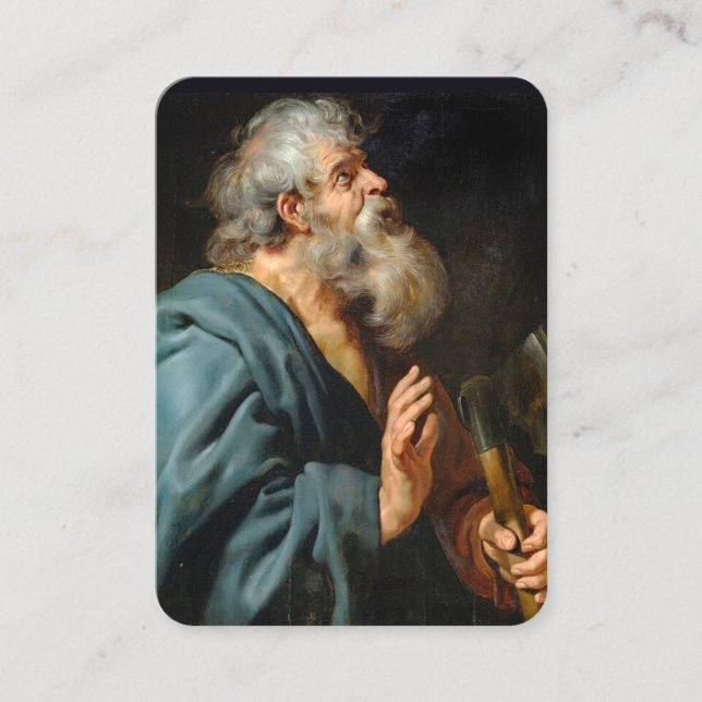 The Apostle St Matthew Prayer Card (Front)