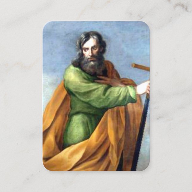 The Apostle St Simon Prayer Card (Front)