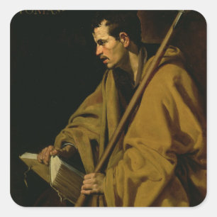 The Apostle St. Thomas, c.1619-20 Square Sticker