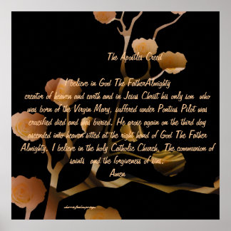 The Apostles Creed by Sherri of Palm Springs Poster