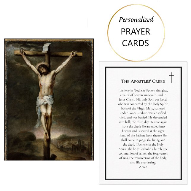 The Apostles' Creed Catholic Prayer Card           (Creator Uploaded)