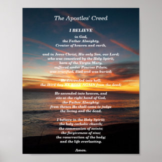 The Apostles' Creed Poster