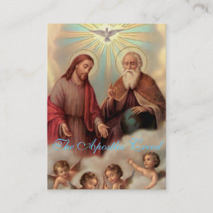 The Apostle's Creed - Prayer Card (Flat)