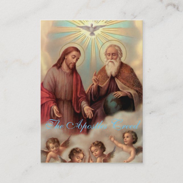 The Apostle's Creed - Prayer Card (Flat) (Front)