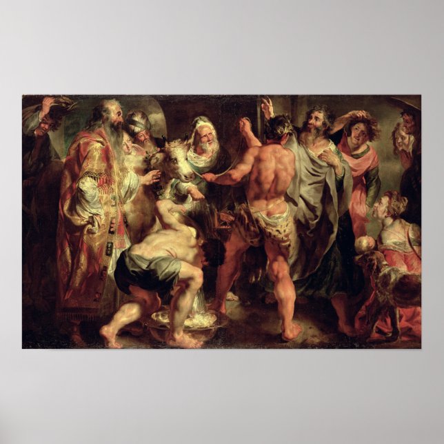 The Apostles, St. Paul and St. Barnabas at Lystra Poster (Front)