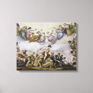 The Apotheosis of George Washington - Commerce Canvas Print