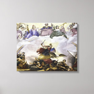 The Apotheosis of George Washington - War Canvas Print