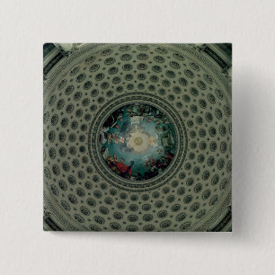 The Apotheosis of St. Genevieve 15 Cm Square Badge