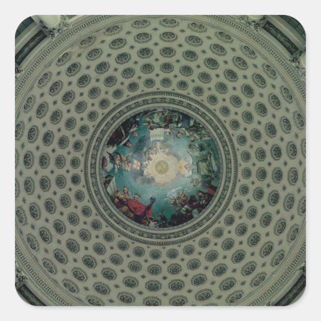 The Apotheosis of St. Genevieve Square Sticker (Front)