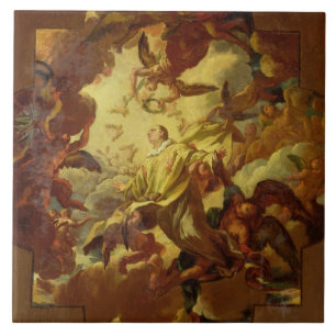The Apotheosis of St. Stephen Ceramic Tile