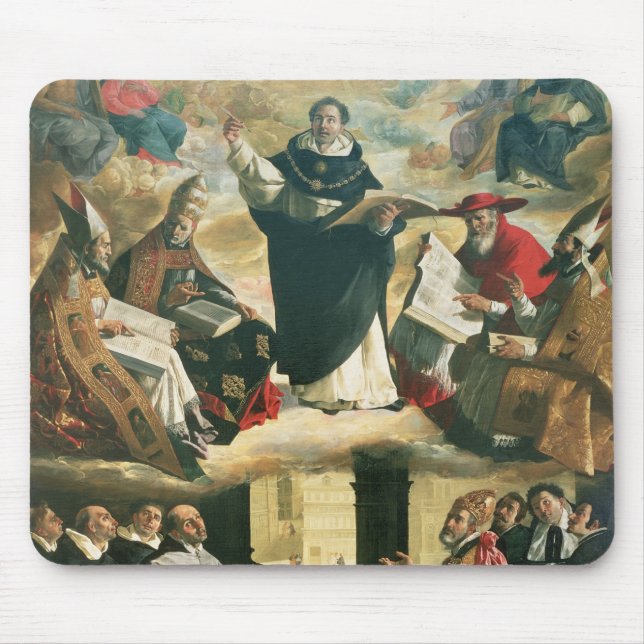 The Apotheosis of St. Thomas Aquinas, 1631 Mouse Pad (Front)