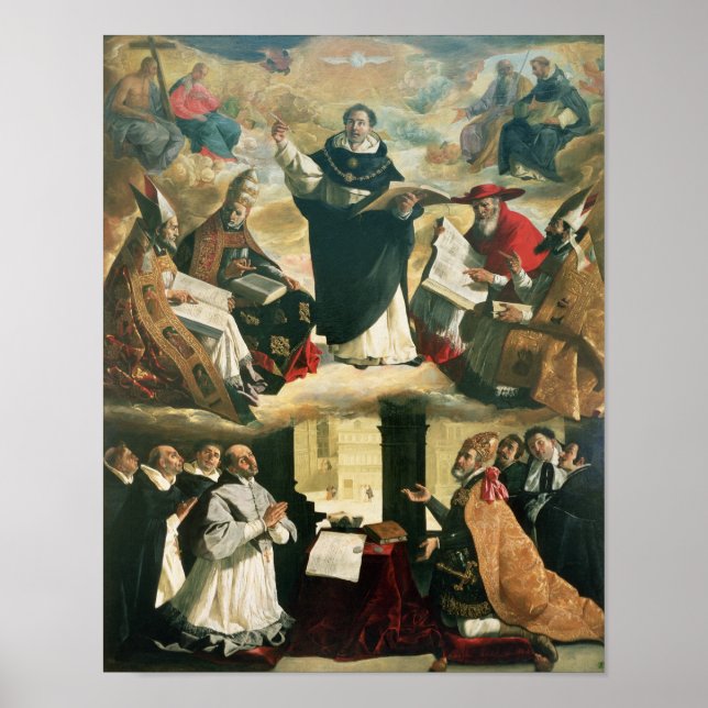 The Apotheosis of St. Thomas Aquinas, 1631 Poster (Front)