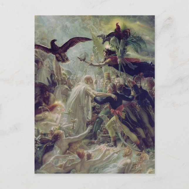 The Apotheosis of the French Heros Postcard (Front)
