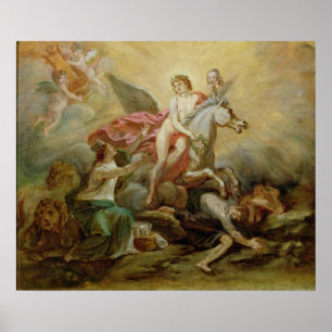 The Apotheosis of Voltaire, 1778 Poster