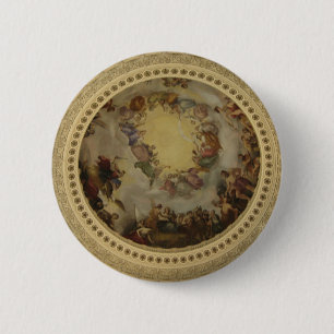 The Apotheosis of Washington Washington DC Art 6 Cm Round Badge