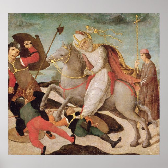 The Apparition of St. Ambrose Poster (Front)