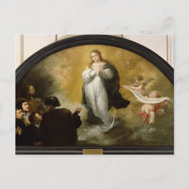 The Apparition of the Virgin, 1665 Postcard (Front)