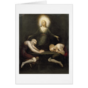 The Appearance of Christ at Emmaus, 1792 (oil on c