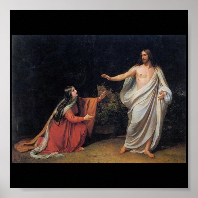 The Appearance of Christ to Mary Magdalene Poster (Front)