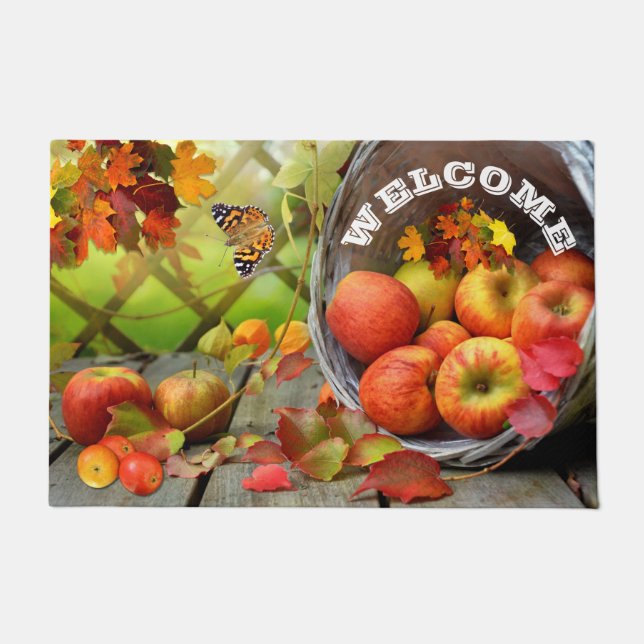 The Apple Basket Welcome Doormat (Front)