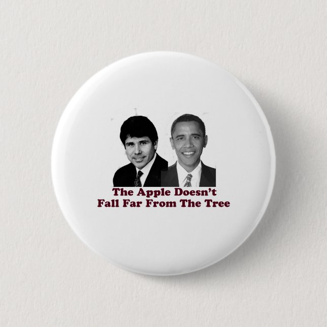 The Apple Doesn't Fall Far From the Tree 6 Cm Round Badge (Front)