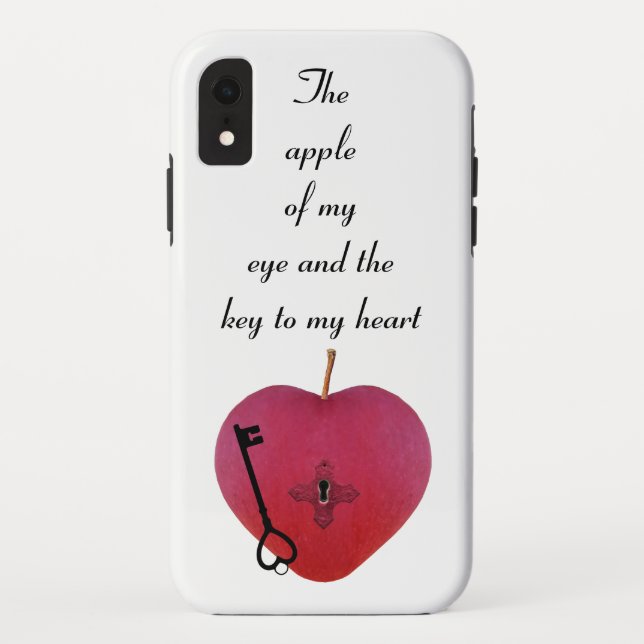 The apple of my eye and the key to my heart Case-Mate iPhone case (Back)