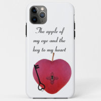 The apple of my eye and the key to my heart