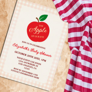 The Apple Of Our Eye Baby Shower