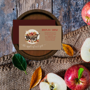 The Apple Of Our Eye Baby Shower Enclosure Card