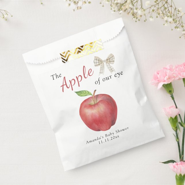 The Apple of our eye Baby shower  Favour Bag (Sealed)