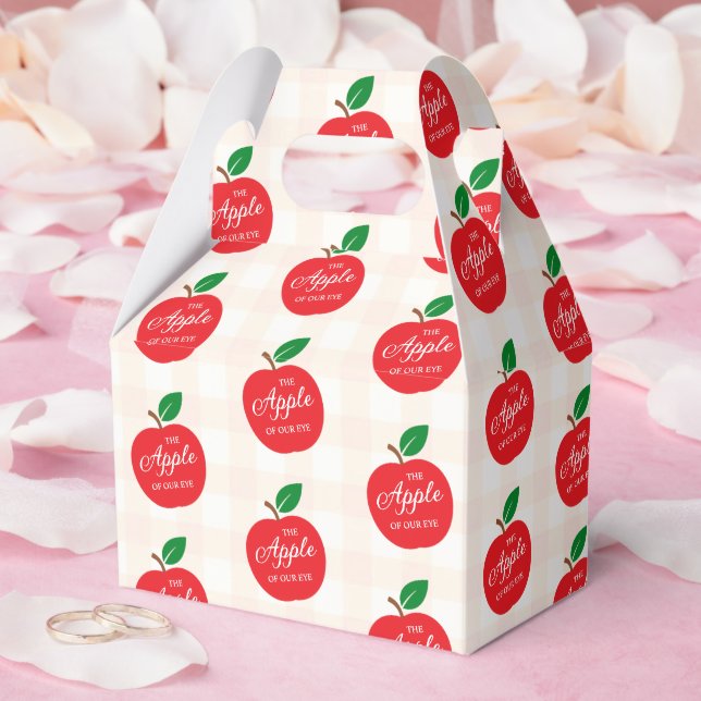 The Apple Of Our Eye Baby Shower Favour Box (Wedding)